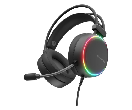 Słuchawki przewodowe Genesis NEON 614 RGB Czarne