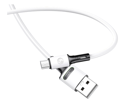 Kabel USB USAMS Kabel U52 microUSB 2A Fast Charge 1m biały SJ435USB01