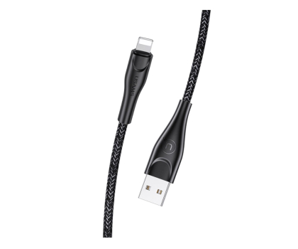 Kabel USB USAMS Kabel pleciony U41 lightning 3m 2A czarny
