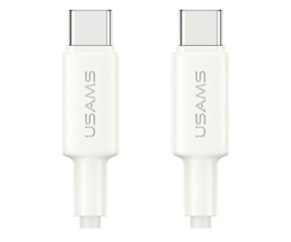 Kabel USB USAMS Kabel U90 60W USB-C do USB-C biały