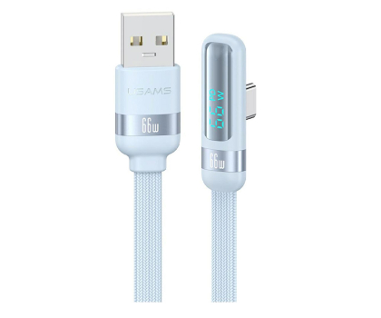 Kabel USB USAMS Kabel 66W USB-A/USB-C 1,2m niebieski