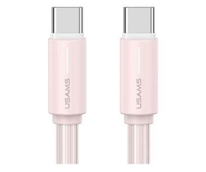 Kabel USB USAMS Kabel USB-C/USB-C 1m SJ73460W różowy