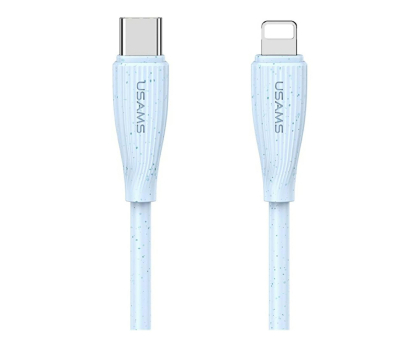 Kabel Lightning USAMS Kabel SJ717 30W USB-C do Lightning 1m niebieski