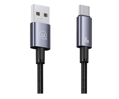 Kabel USB USAMS Kabel USB na USB-C 3A 1,2m Fast Charging stalowy