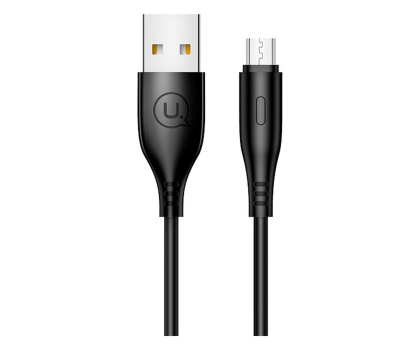 Kabel USB USAMS Kabel U18 microUSB 2A Fast Charge 1m czarny