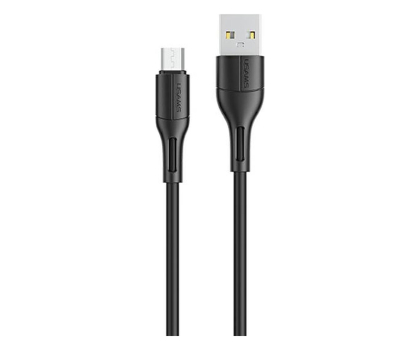 Kabel USB USAMS Kabel U68 microUSB 2A Fast Charge 1m czarny SJ502USB01