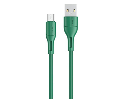 Kabel USB USAMS Kabel U68 microUSB 2A Fast Charge1m zielony SJ502USB04