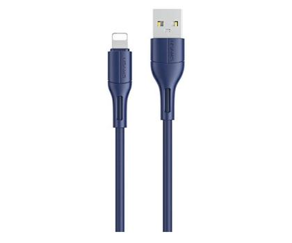 Kabel USB USAMS Kabel lightning 2A Fast Charge 1m niebieski