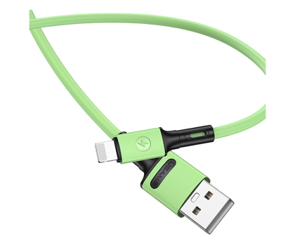 Kabel Lightning USAMS Kabel U52 lightning 2A Fast Charge1m zielonySJ434USB02