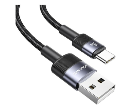 Kabel USB USAMS Kabel U-Turn USB-C 1m czarny