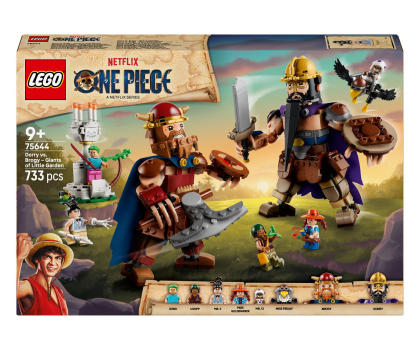 Gadżety dla gracza LEGO ONE PIECE 75644 Dorry kontra Brogy — Giganci z Little Garden