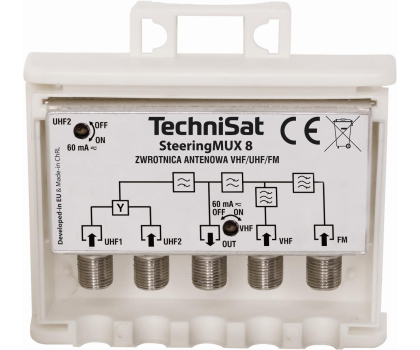 Kabel antenowy TechniSat Zwrotnica DVB-T/DVB-T2 STEERINGMUX 8