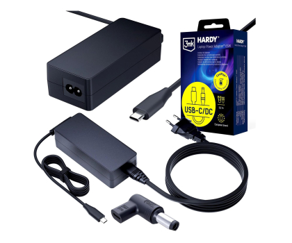 Zasilacz do laptopa 3mk Hardy Laptop PowerAdapter Dell 20V USB-C DC 7.4 x 5.0