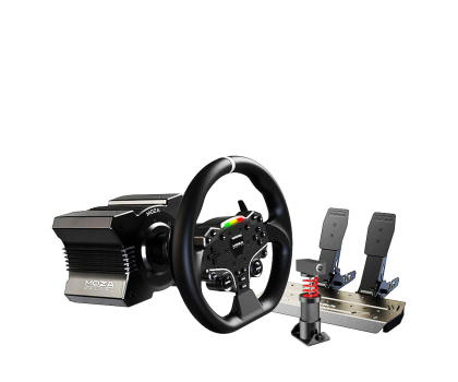 Kierownica Moza Zestaw gamingowy (R5 / E5 / SRP-Lite / zaciski R5) + RS22