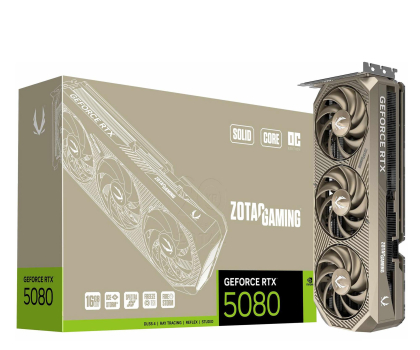 Karta graficzna NVIDIA Zotac GeForce RTX 5080 Solid Core OC 20th Anniversary Edition