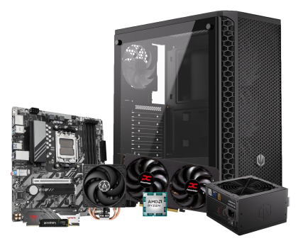 Desktop Polecany zestaw Ryzen 5 7500F/32GB/1TB/RX 9060 XT 16GB