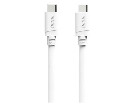 Kabel USB Hama Kabel ładujacy/data USB-C 60W 2m biały