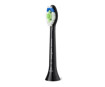 Końcówka do szczoteczek i irygatorów Philips Sonicare Końcówki W2 Optimal White Czarne 8 szt. HX6068/88