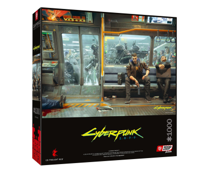 Puzzle z gier Merch Gaming Puzzle: Cyberpunk 2077 Metro, 1000 elementów