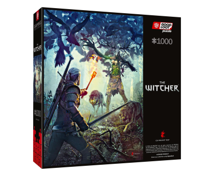 Puzzle z gier Merch Gaming Puzzle: The Witcher (Wiedźmin) Leshen, 1000 elementów