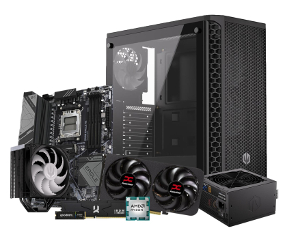 Desktop Polecany zestaw Ryzen 5 8400F/32GB/1TB/RX 9060 XT 16GB