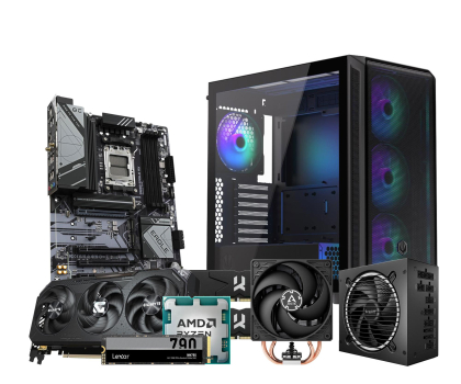 Desktop Polecany zestaw Ryzen 7 7800X3D/32GB/1TB/RX 9070 XT 16GB