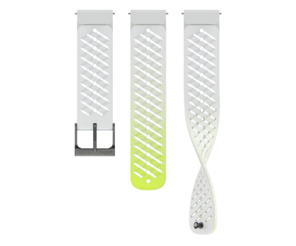 Pasek do smartwatchy Suunto 22mm Athletic 5 Silicone Strap Canary White S+M