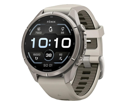 Zegarek sportowy Garmin fenix 9 Pro 43mm Fog Gray / Dark Sandstone