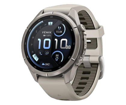 Zegarek sportowy Garmin fenix 9 Pro 43mm inReach Fog Gray / Dark Sandstone