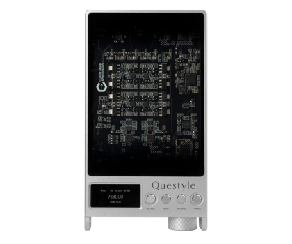Wzmacniacz słuchawkowy Questyle Questyle Sigma Pro Silver - Przenośny DAC/AMP słuchawkowy z