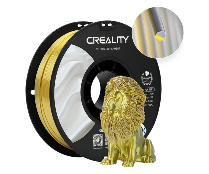 Filament do drukarki 3D CREALITY Filament CR-Silk PLA  (Złoto-srebrny)