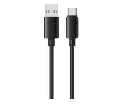 Kabel USB USAMS Kabel 3A Silicone Fast Charging USB-C czarny