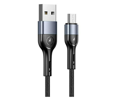 Kabel USB USAMS Kabel pleciony U55 2A micro USB U55 czarny