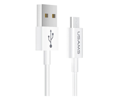 Kabel USB USAMS Kabel U23 microUSB 2A Fast Charge 1m biały