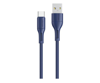 Kabel USB USAMS Kabel U68 USB-C 2A Fast Charge 1m niebieski SJ501USB03