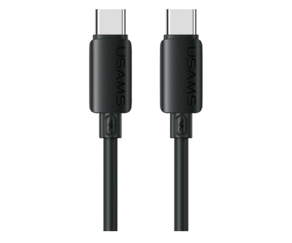 Kabel Lightning USAMS Kabel 30W 3A Silicone Fast Charging USB-C/Lightning czarny