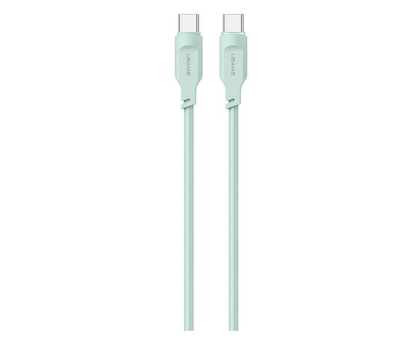 Kabel USB USAMS Kabel USB-C/USB-C 100W 1,2m Port Display zielony