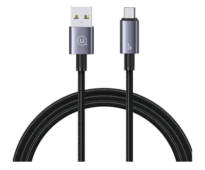Kabel USB USAMS Kabel USB na Micro-USB 2A 1,2m Fast Charging stalowy