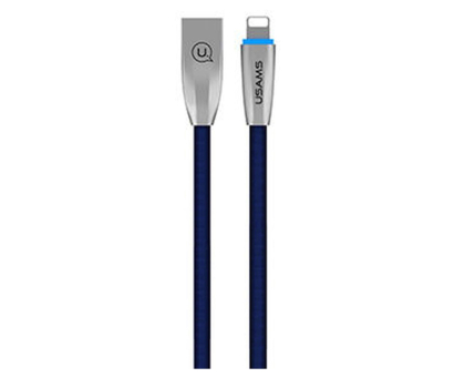 Kabel Lightning USAMS Kabel pleciony U-Light Lightning niebieski 1,2m