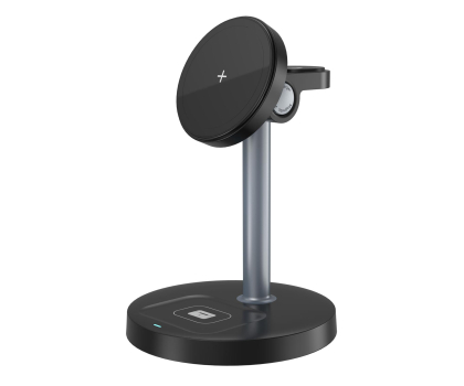 Ładowarka do smartfonów Silver Monkey Core MagCharger 3in1 Czarna