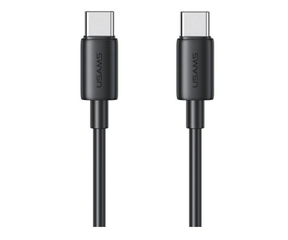 Kabel USB USAMS Kabel USB-C na USB-C 60W 1mFast Charging YD Series czarny
