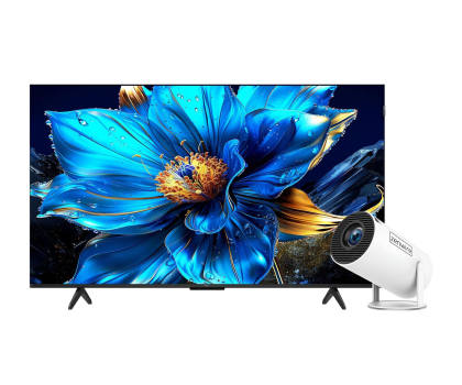 Telewizor 55" - 59" TCL 55P7K 55" 4K QLED Google TV+R1 360