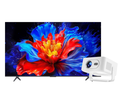 Telewizor 70” - 79" TCL 75P81K 75" QLED 144 Hz 4K Google TV+HY300 MAX