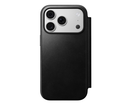 Etui / obudowa na smartfona Nomad Modern Leather Folio do iPhone 18 Pro / 17 Pro MagSafe (blac