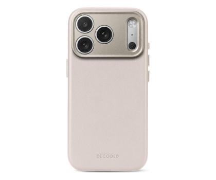 Etui / obudowa na smartfona Decoded Leather Backcover do iPhone 18 Pro MagSafe (taupe)