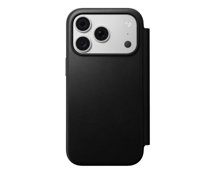 Etui / obudowa na smartfona Nomad Modern Leather Folio do iPhone 18 Pro / 17 Pro MagSafe (blac