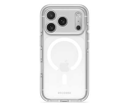 Etui / obudowa na smartfona Decoded DropTec Transparent Backcover do iPhone 18 Pro MagSafe (clea