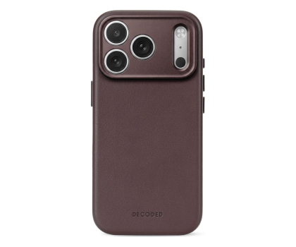 Etui / obudowa na smartfona Decoded Leather Backcover do iPhone 18 Pro Max MagSafe (chocolat bro