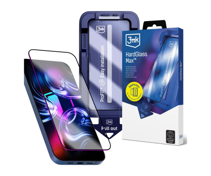 Folia / szkło na smartfon 3mk Hardglass Max do iPhone 17 Pro/ 18 Pro