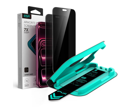 Folia / szkło na smartfon ESR Szkło Prywatyzujące Ultrafit Armorite Tempered Glass 2-Pack